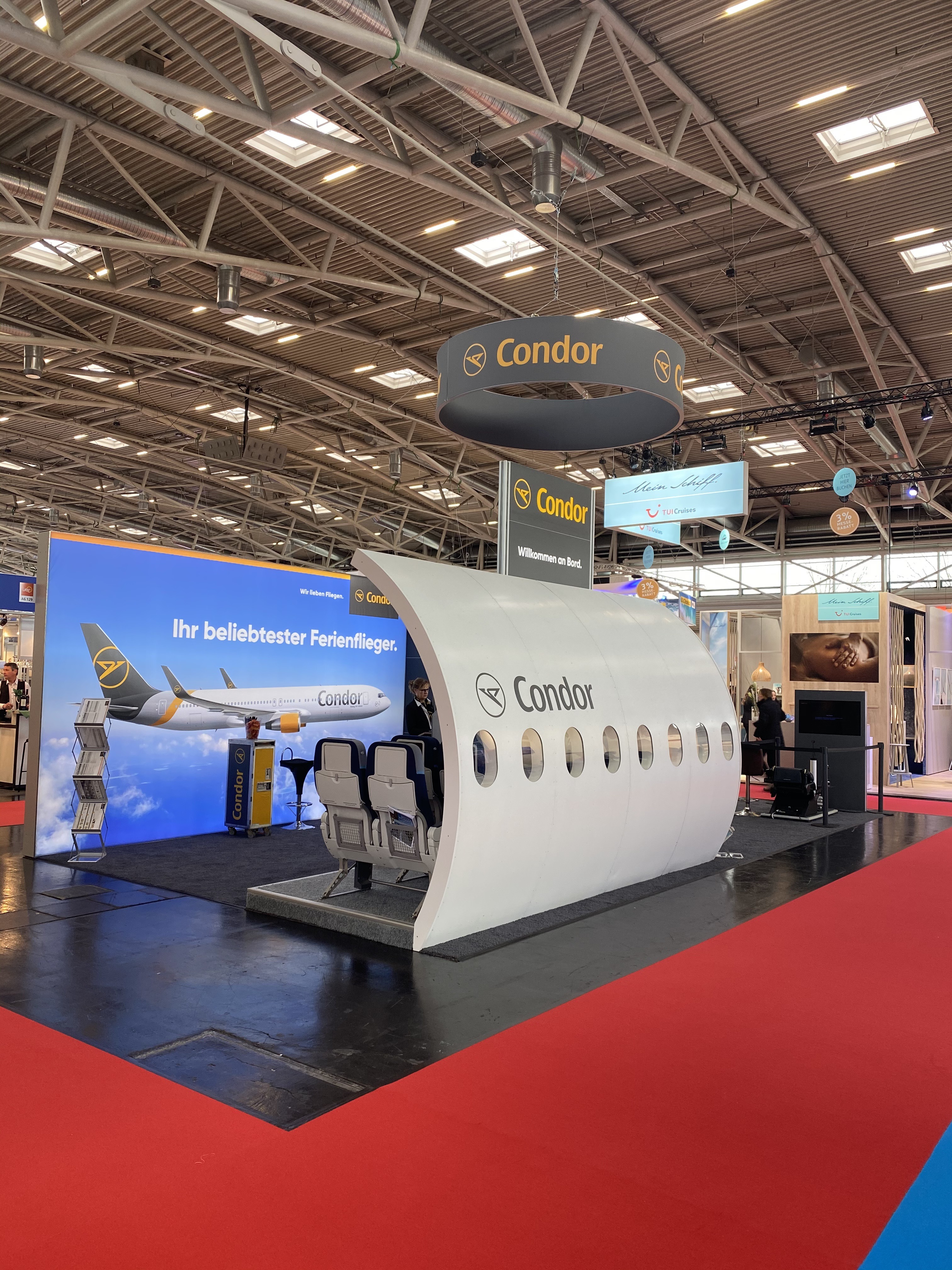 Condor Messestand auf der f.re.e München 2018